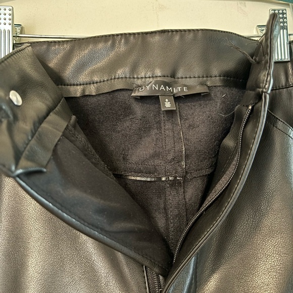 New without Tags Faux Leather Pants - Picture 3 of 3